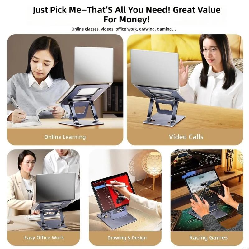 Q6PA Laptop Stand for Desk, He - огляд і ціна Home Office Work Table