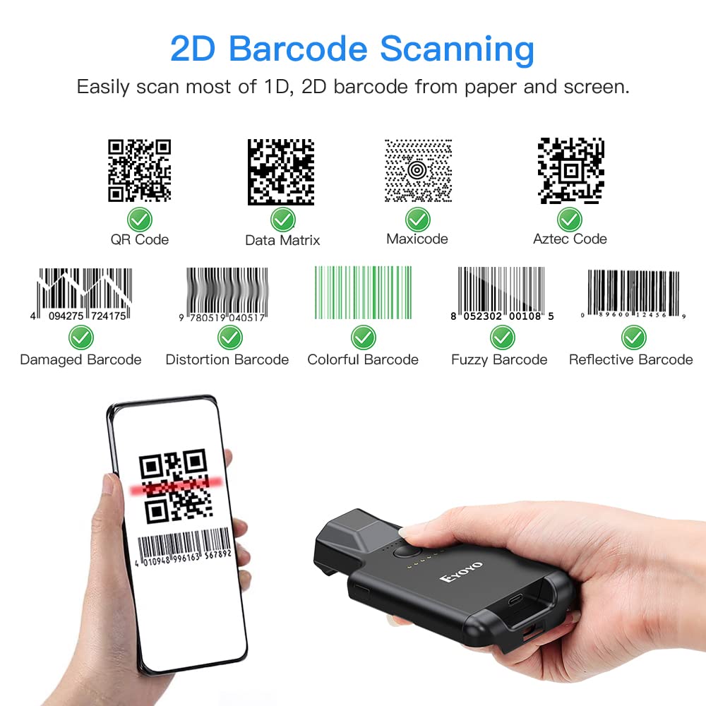 Eyoyo EY-017 Back Clip Bluetoo - огляд і ціна Document Scanner Portable