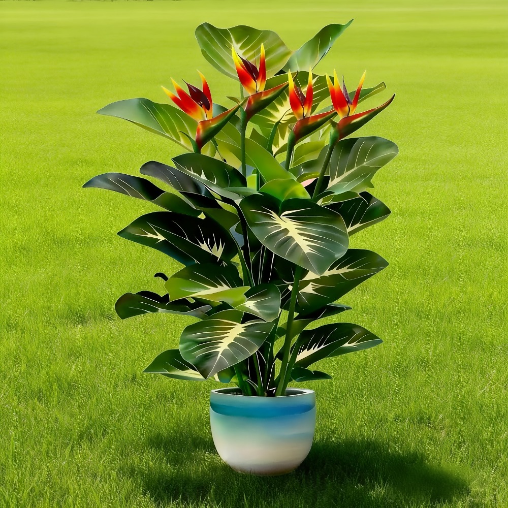 Artificial Bird of Paradise an - огляд і ціна Home Office Layout