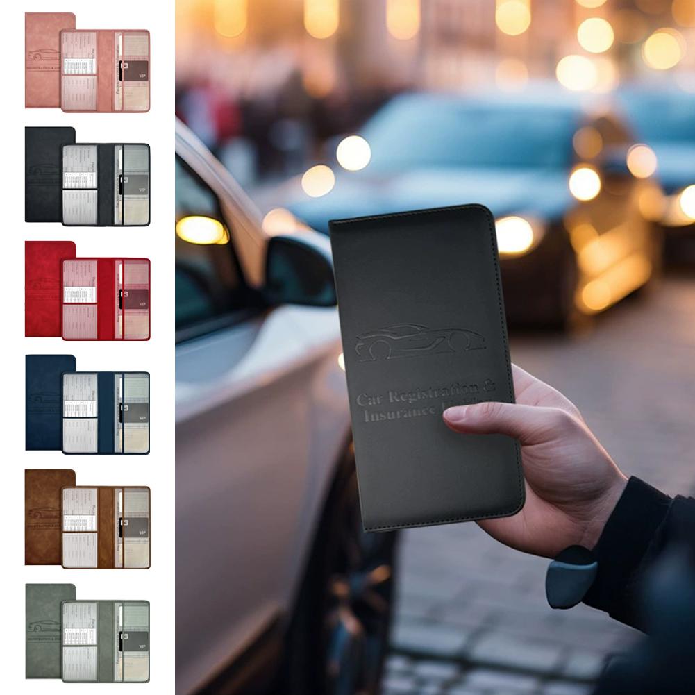 PU Leather Car Registration In - огляд і ціна Document Holder Stand